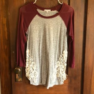 Moa Moa 3/4 length sleeve Size M